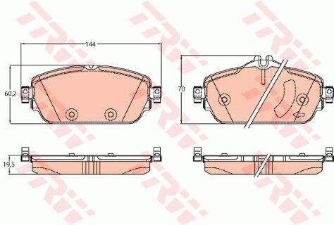 Opel Corsa E 1.0 2014-2018 TRW Arka Balata