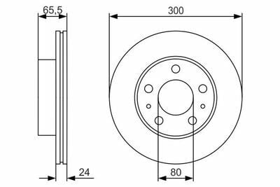 Citroen Jumper 2.2HDi 2002-2016 Bosch Ön Disk 300mm 2 Adet