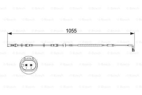 BMW 7 F02 740Li 3.0 2008-2010 Bosch Ön Balata Fişi NETPAR3506