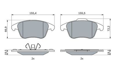 Opel Mokka 1.2 2020-2025 Bosch Ön Balata