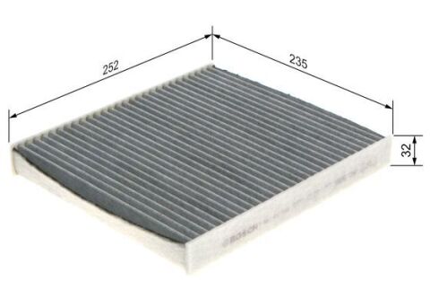 Skoda Karoq 1.5TSI 2017-2026 Bosch Karbonlu Polen Filtresi R2543 NETPAR2543 (DAD-DPC)