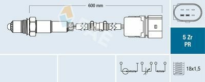 Seat Cordoba 1.4 2002-2004 FAE Oksijen Sensörü