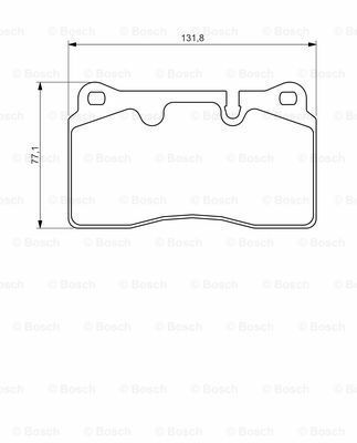 Land Rover Range Rover Sport 4.2 2005-2009 Bosch Ön Balata