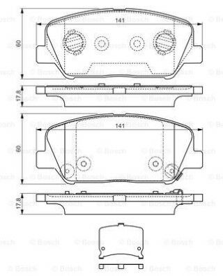 Hyundai i30 1.6 2011-2015 Bosch Ön Balata WVA24915