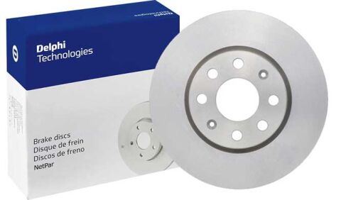 Fiat Punto Evo 1.3MJ 2009-2011 Delphi Ön Disk 257mm NETPAR004T 2 Adet