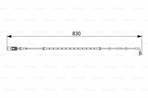 BMW 7 E66 730Ld 3.0 2005-2008 Bosch Ön Balata Fişi
