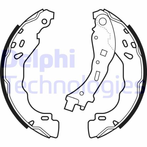 Citroen C3 1.2 2016-2018 Delphi Arka Kampana Balatası NETPAR2065 (HMV-HNZ)