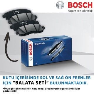 Citroen C5 2.0HDi 2011-2016 Bosch Ön Balata NETPAR24332 (RHF-RHR)