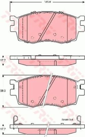 Hyundai i20 1.4 2009-2014 TRW Ön Balata NETPAR3420 (G4FA)