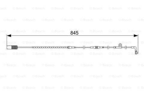 BMW 7 E65 730d 3.0 2002-2008 Bosch Arka Balata Fişi
