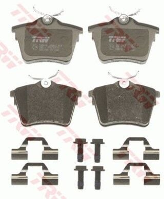 Citroen C5 2.0HDi 2008-2016 TRW Arka Balata NETPAR1596 (RHF-RHR)