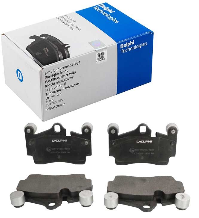 Volkswagen Touareg 2.5TDI 2003-2010 Delphi Arka Balata NETPAR23694 (BAC-BLK-BPD-BPE)